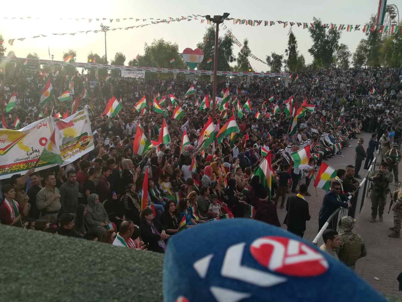 شرکت گستردە مردم کرکوک در کارزار حمایت از همەپرسی